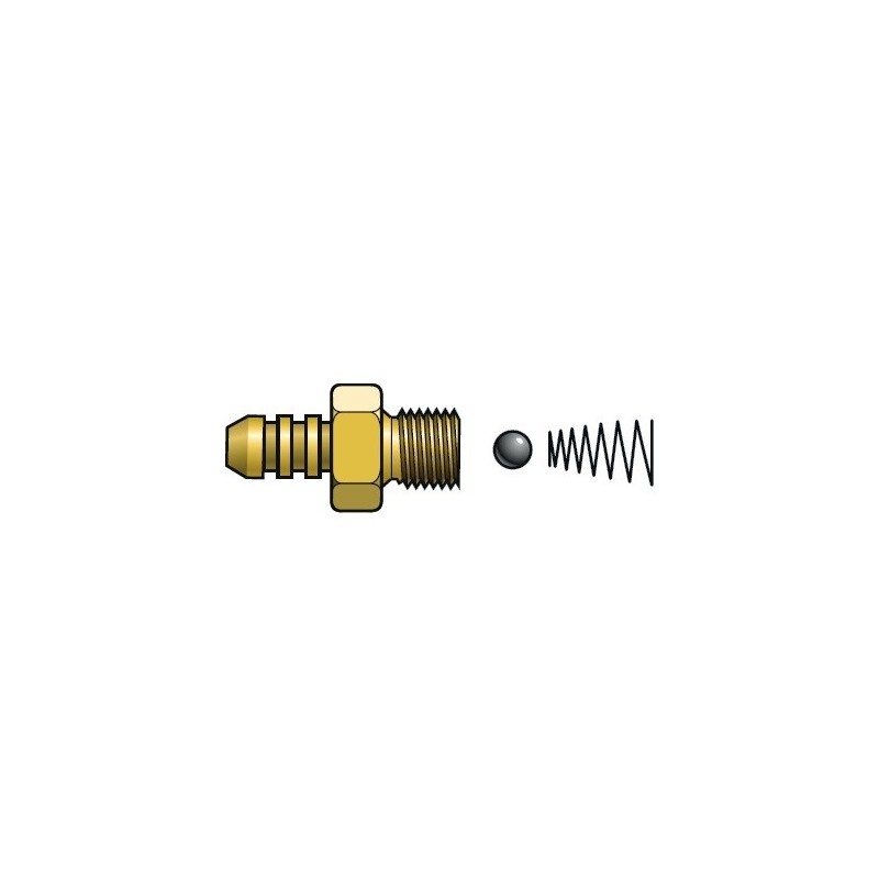 CHEMICAL BARB WITH BALL AND SPRING