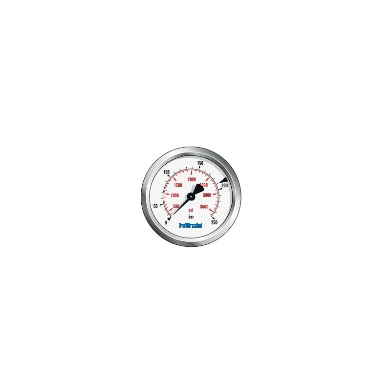 PRESSURE GAUGE 0-250 BAR  63 MM